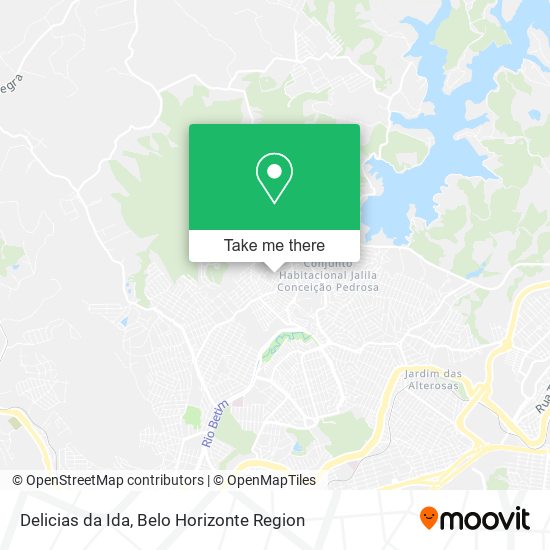 Delicias da Ida map