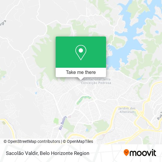Sacolão Valdir map