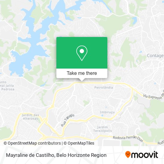 Mapa Mayraline de Castilho