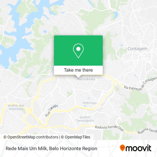 Rede Mais Um Milk map