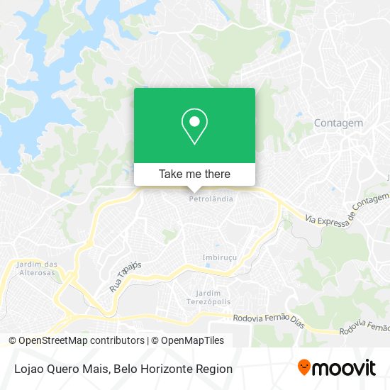 Lojao Quero Mais map
