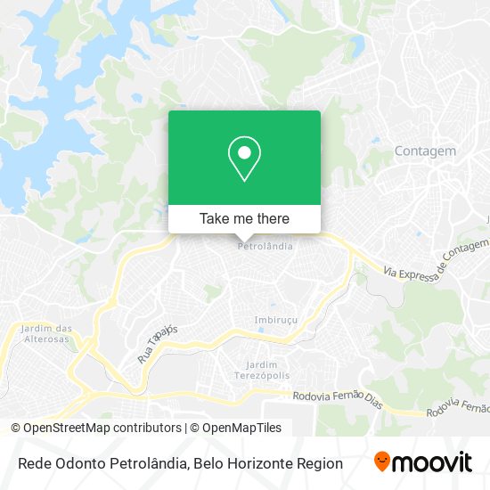 Rede Odonto Petrolândia map