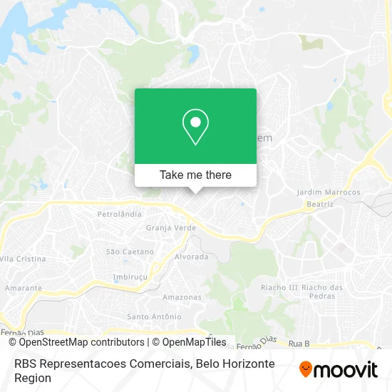 RBS Representacoes Comerciais map