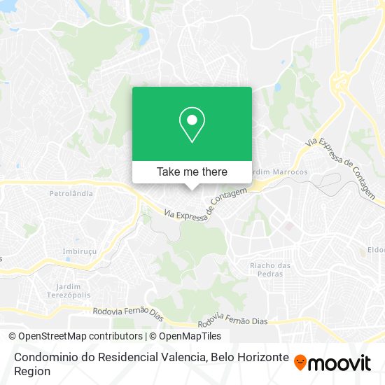 Condominio do Residencial Valencia map