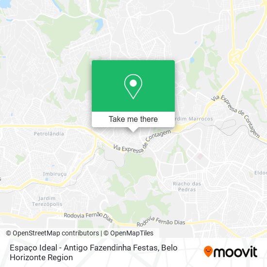 Espaço Ideal - Antigo Fazendinha Festas map