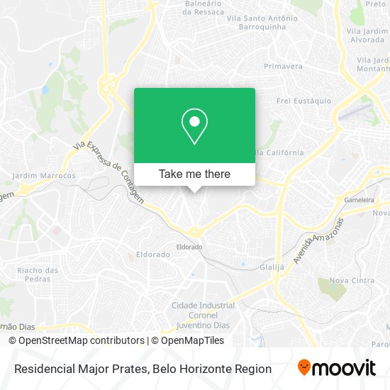 Residencial Major Prates map