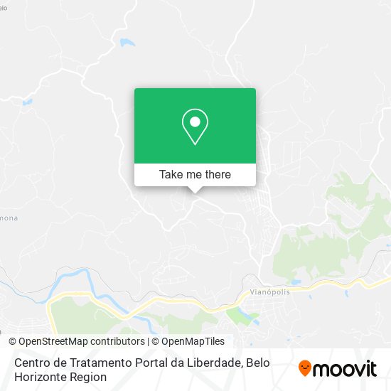 Centro de Tratamento Portal da Liberdade map