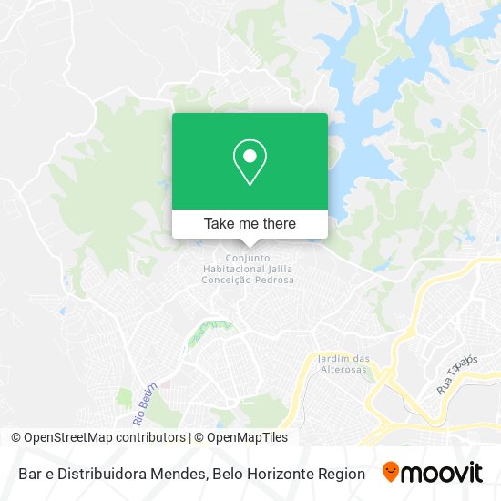 Bar e Distribuidora Mendes map