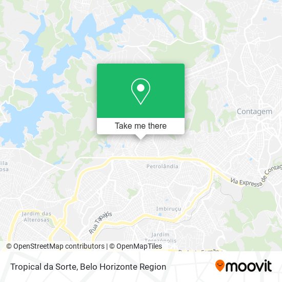 Tropical da Sorte map