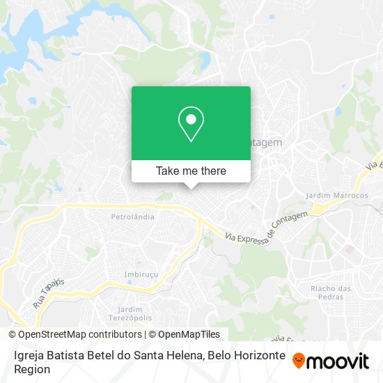 Igreja Batista Betel do Santa Helena map