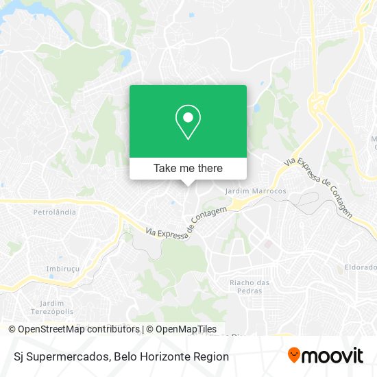 Sj Supermercados map
