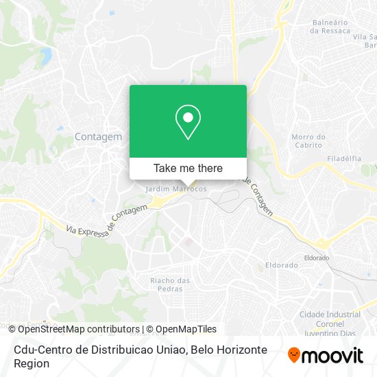 Cdu-Centro de Distribuicao Uniao map