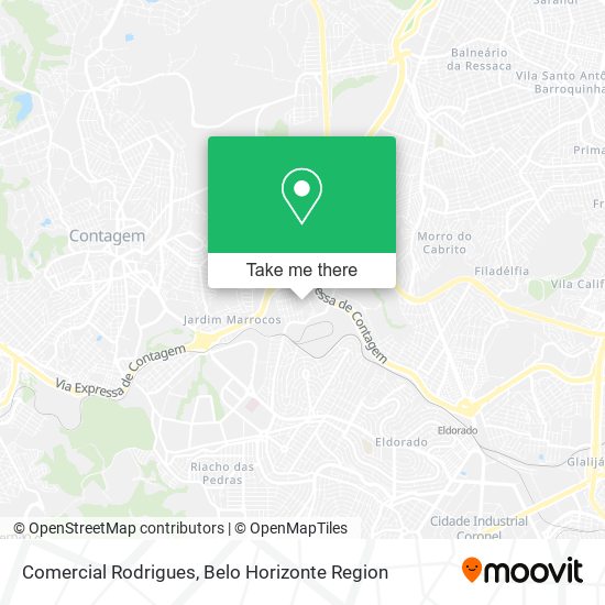 Comercial Rodrigues map