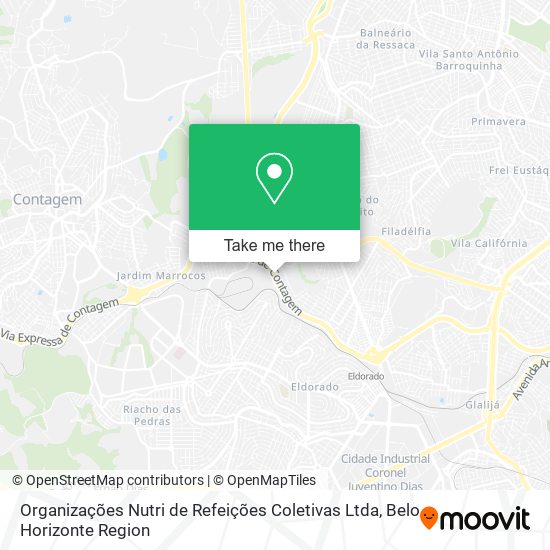 Organizações Nutri de Refeições Coletivas Ltda map