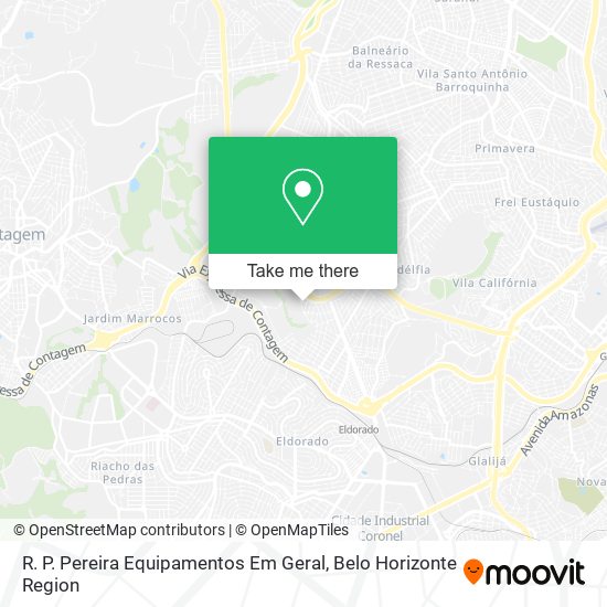 R. P. Pereira Equipamentos Em Geral map