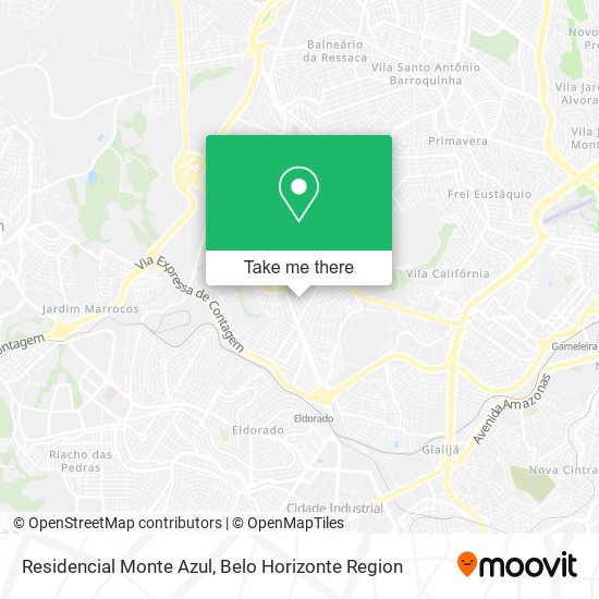 Residencial Monte Azul map