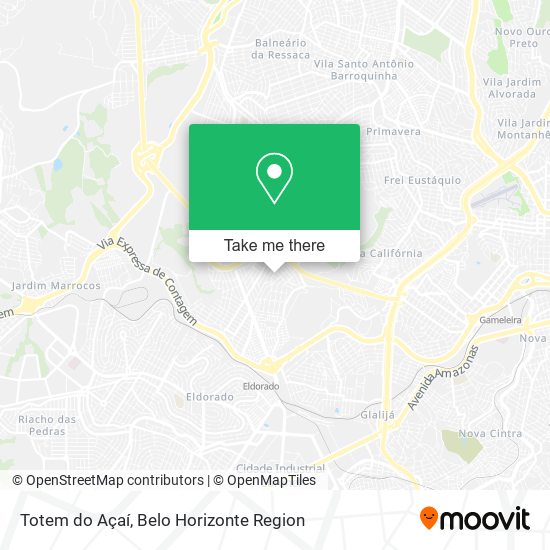 Totem do Açaí map