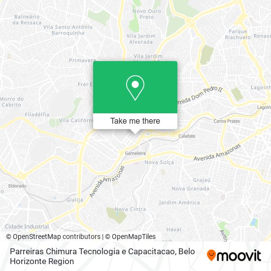 Parreiras Chimura Tecnologia e Capacitacao map