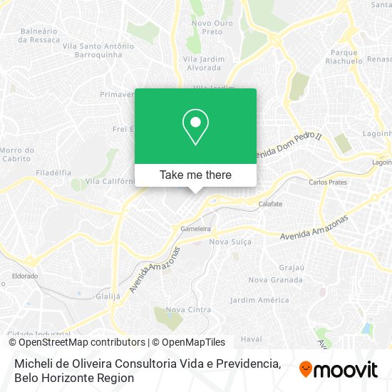 Micheli de Oliveira Consultoria Vida e Previdencia map