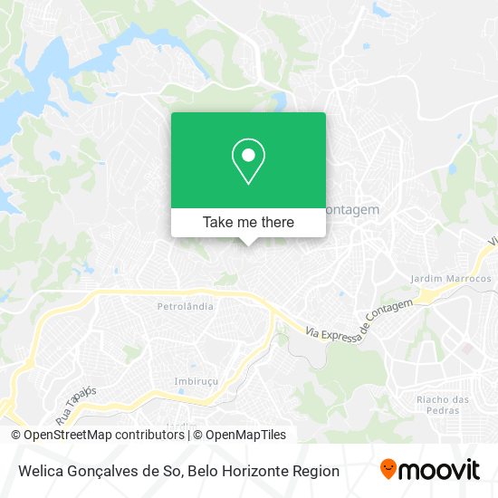 Welica Gonçalves de So map