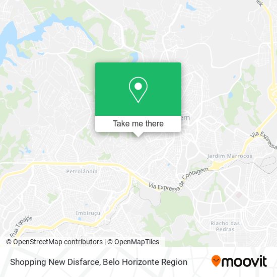Shopping New Disfarce map
