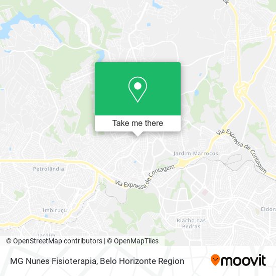 MG Nunes Fisioterapia map