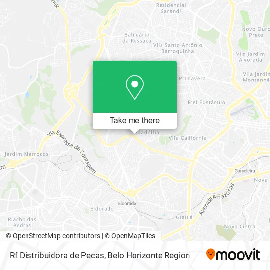 Rf Distribuidora de Pecas map