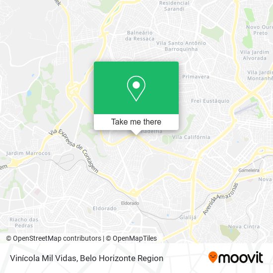 Vinícola Mil Vidas map