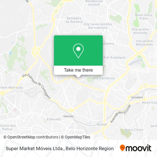 Super Market Móveis Ltda. map