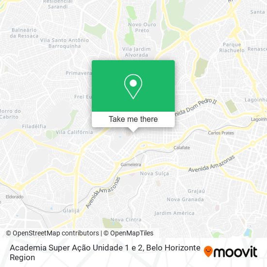 Mapa Academia Super Ação Unidade 1 e 2