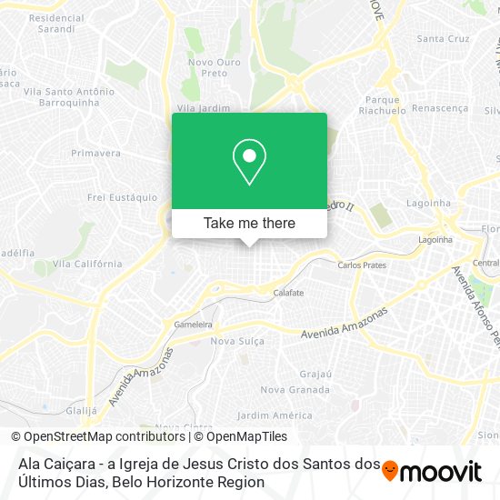 Ala Caiçara - a Igreja de Jesus Cristo dos Santos dos Últimos Dias map