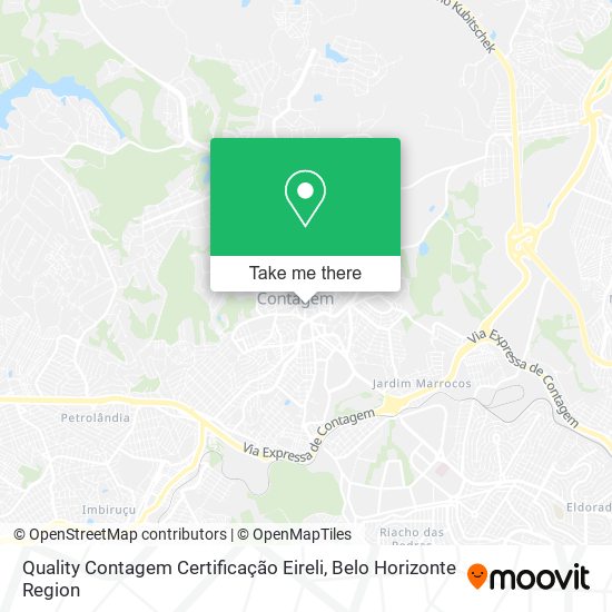 Mapa Quality Contagem Certificação Eireli