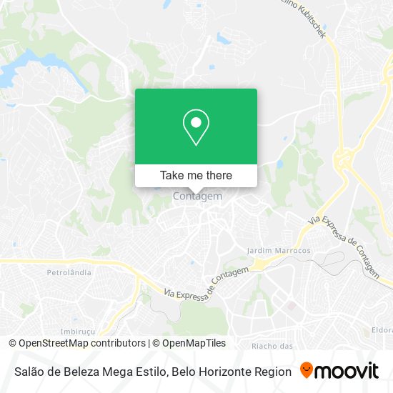 Salão de Beleza Mega Estilo map