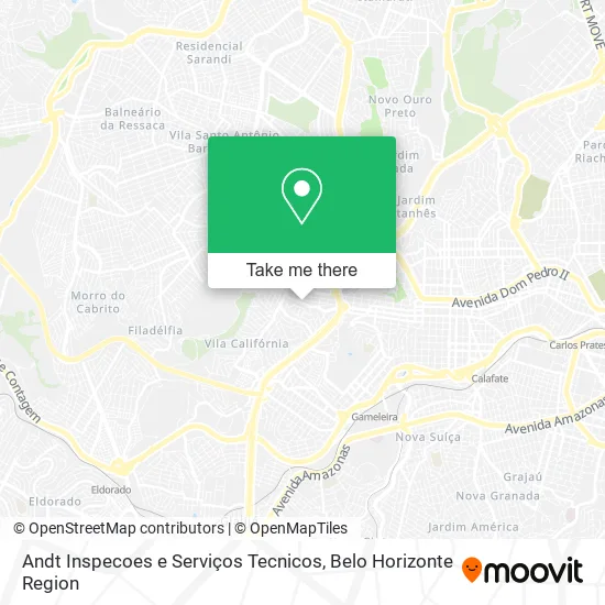 Andt Inspecoes e Serviços Tecnicos map
