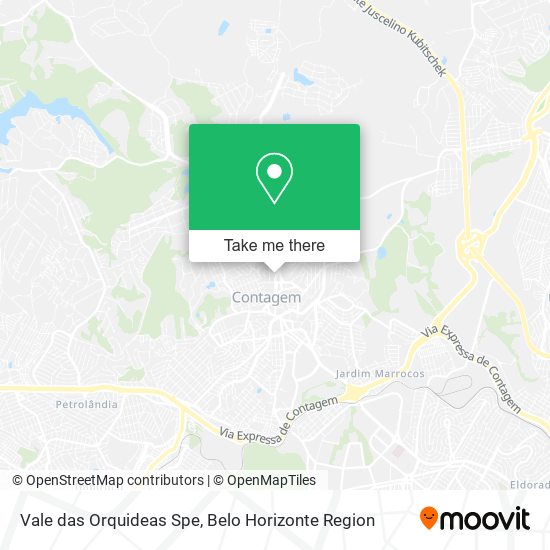 Vale das Orquideas Spe map