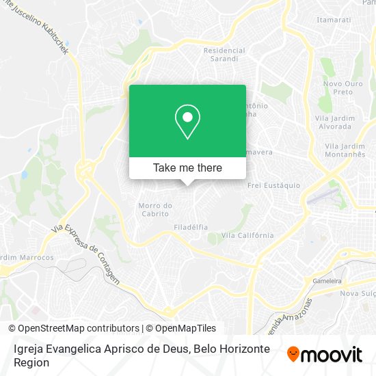 Igreja Evangelica Aprisco de Deus map