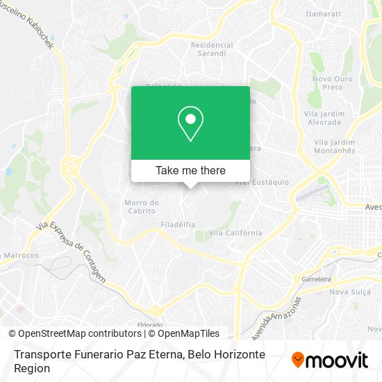 Transporte Funerario Paz Eterna map