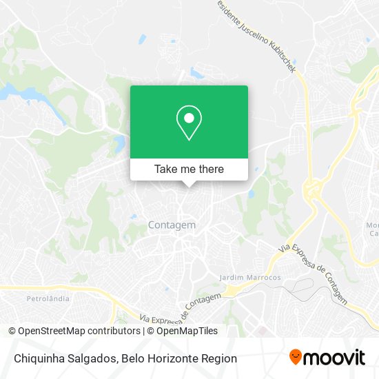 Chiquinha Salgados map