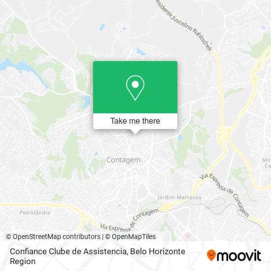 Confiance Clube de Assistencia map