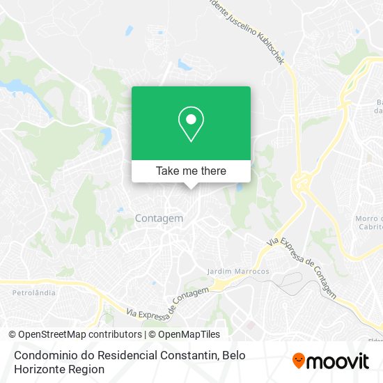 Condominio do Residencial Constantin map