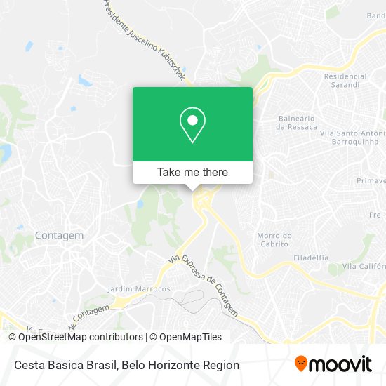 Cesta Basica Brasil map