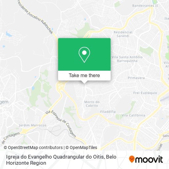 Igreja do Evangelho Quadrangular do Oitis map