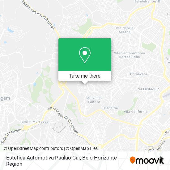 Estética Automotiva Paulão Car map