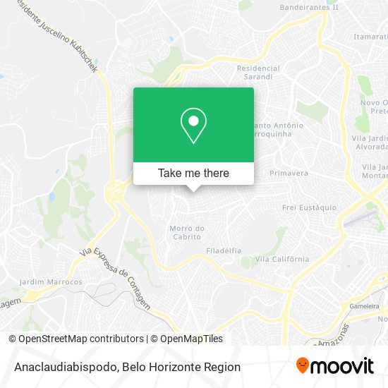 Anaclaudiabispodo map