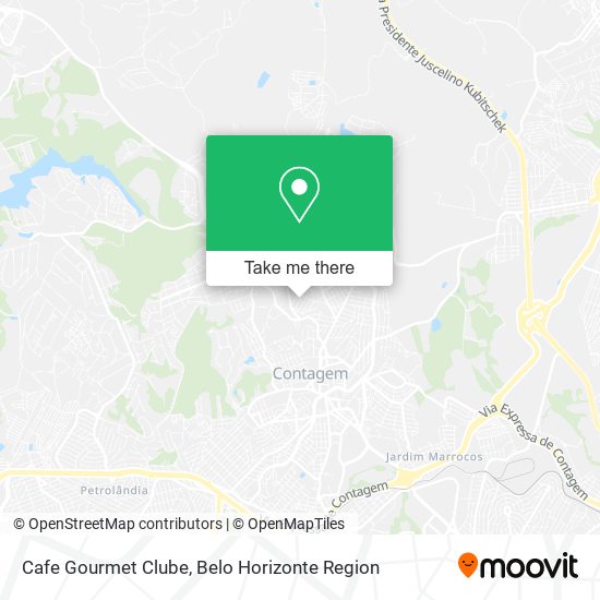 Cafe Gourmet Clube map
