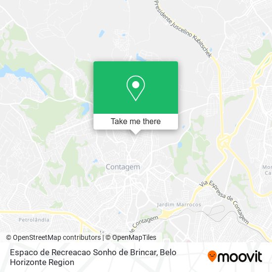 Espaco de Recreacao Sonho de Brincar map