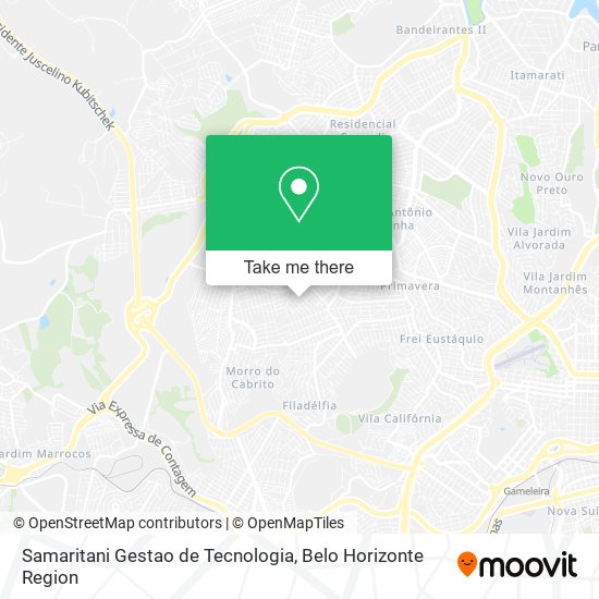 Samaritani Gestao de Tecnologia map
