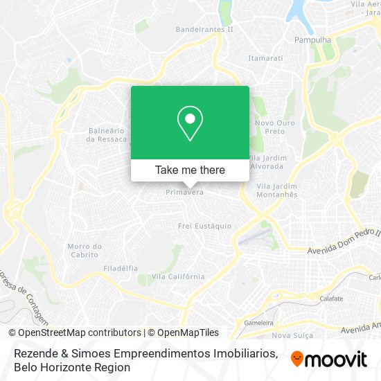 Mapa Rezende & Simoes Empreendimentos Imobiliarios