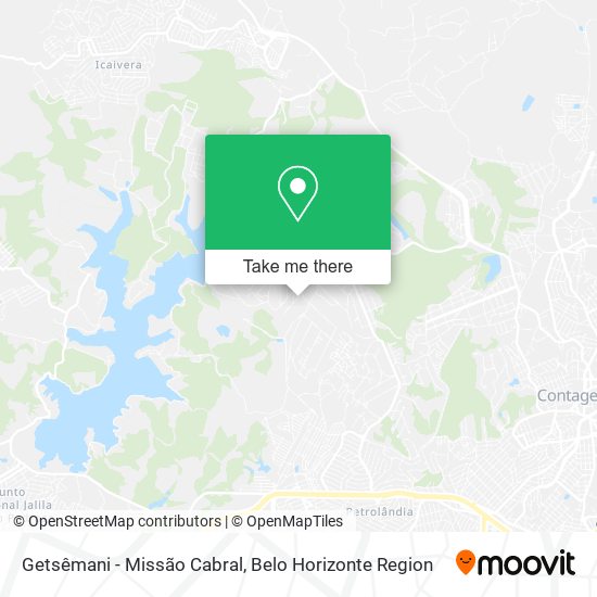 Getsêmani - Missão Cabral map