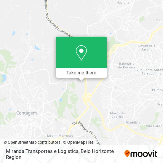Miranda Transportes e Logistica map